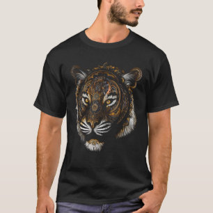 Tijger Fantasie Dier Motief Tijger T-shirt