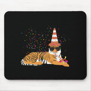 Tijger Feestvierende Dieren Die Een Feest Hebben Muismat