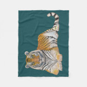tijger fleece deken (Voorkant)