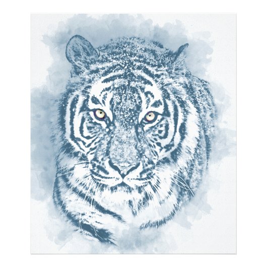 tijger foto afdruk (Voorkant)
