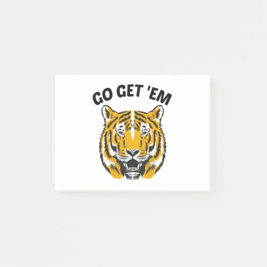 TIJGER GA ERVOOR POST-IT® NOTES (Voorkant)