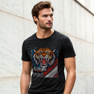 Tijger Geen Kroon Nodig Alpha Streetwear T-Shirt
