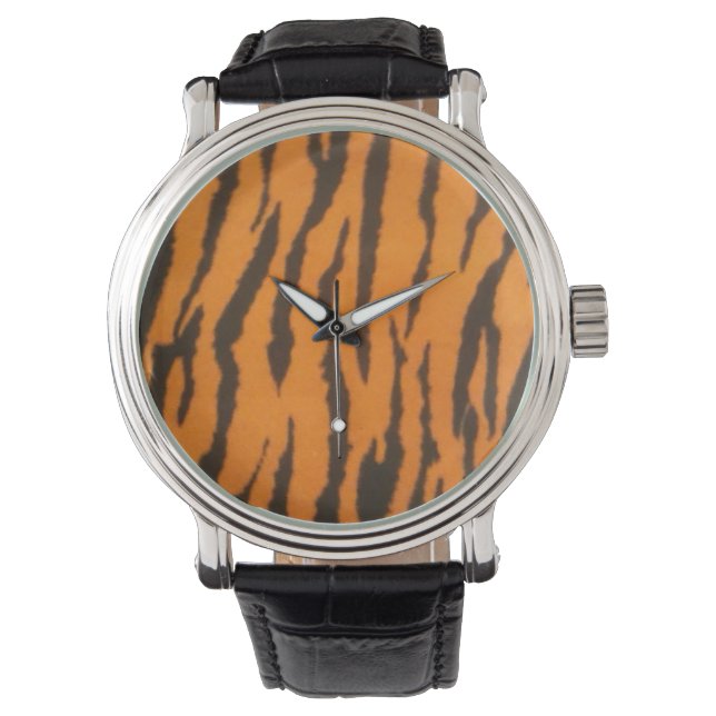 Tijger gestreept patroon horloge (Voorkant)