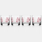 Tijger Gezicht Bril Drinkware Set Whisky Glas (Rechts)