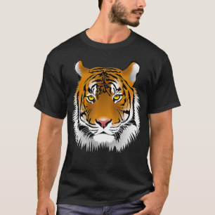 Tijger Gezicht Dierenvriend Grappige Tijgers Zoo K T-shirt
