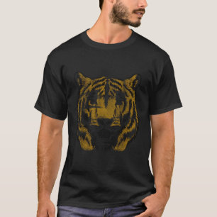 Tijger Gezicht Tijger Hoofd Wilde Kat T-shirt