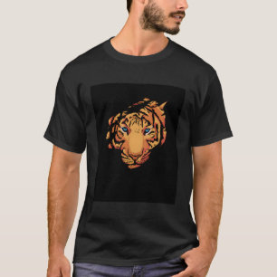 Tijger Gezicht Wildlife Oerwoud Wilde Dierensafari T-shirt