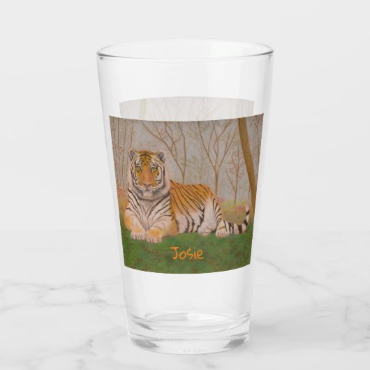 Tijger Glas (Achterkant)