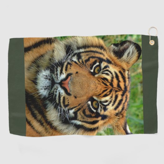 tijger golfhanddoek (Horizontaal)