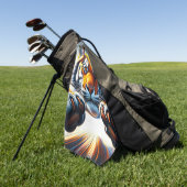 tijger golfhanddoek (Groen)