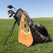 Tijger Golfhanddoek (Groen)