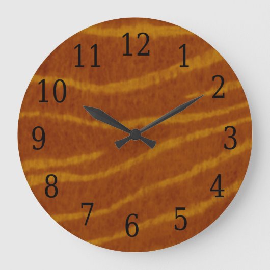 Tijger  grote klok (Voorkant)