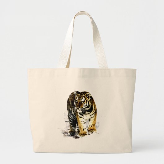 tijger grote tote bag (Voorkant)