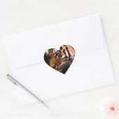 tijger hart sticker (Envelop)