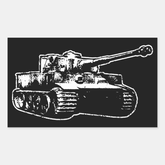 Tijger I Sticker (Voorkant)