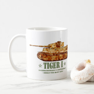 Tijger I Tweede Wereldoorlog Duitse Zware Tank Pan Koffiemok