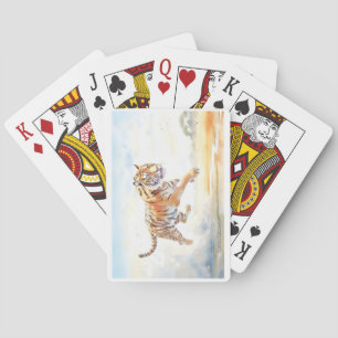 Tijger in actie 3 pokerkaarten