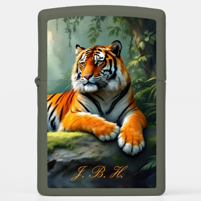 Tijger in de jungle  (Front)