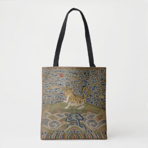 Tijger in de wolken uit de Qing-dynastie Draagtas