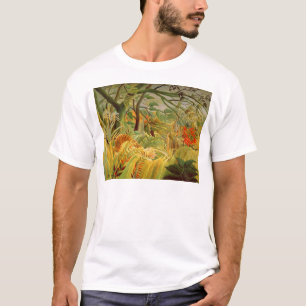 Tijger in een tropisch Storm 1891 T-shirt