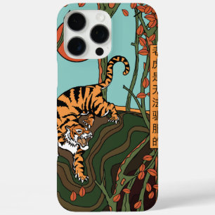 Tijger in het bos (een tijger kan niet getemd word iPhone 16 pro max hoesje