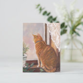 Tijger in het Briefkaart van de Kunst van de Kat v (Staand voorkant)