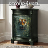 Tijger in het Oerwoud - Decoupage - Tissuepapier