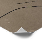 Tijger in het wild poster (Hoek)