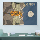 Tijger in het wild spandoek (Beurs)