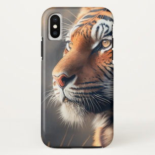 Tijger in Natuur Hoesje-Leed de Geval van de Telef iPhone X Hoesje