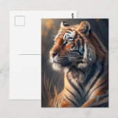 Tijger in Natuur na Kaart (Voorkant / Achterkant)
