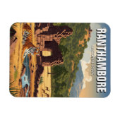 Tijger in Ranthambore National Park India Reizen Magneet (Horizontaal)