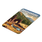 Tijger in Ranthambore National Park India Reizen Magneet (Linkerzijde)