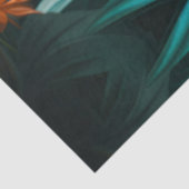 Tijger in Tropisch Oerwoud Tissuepapier (Detail)