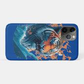 Tijger in water - voor reizen, Bagagelabel Case-Mate iPhone Case (Achterkant (horizontaal))