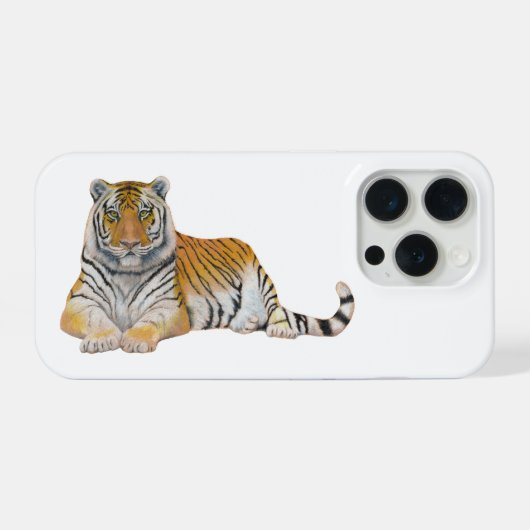 Tijger iPhone Hoesje (Achterkant horizontaal)