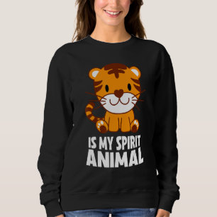 Tijger Is Mijn Spirituele Dier Kinderen Tijger Trui