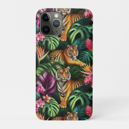 Tijger Jungle Droom Naadloos Oppervlaktepatroon iPhone 11 Pro Hoesje
