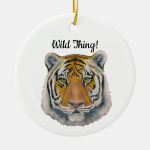 Tijger Keramisch Ornament