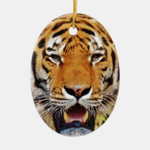 tijger keramisch ornament