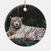 tijger keramisch ornament (Achterkant)