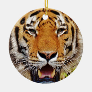tijger keramisch ornament