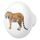 tijger keramische knop (Rechts)