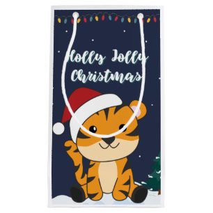 Tijger kerstwinter winterdieren tijger klein Gi Cadeauzakje