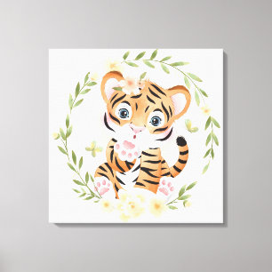 Tijger Kisses Canvas Print