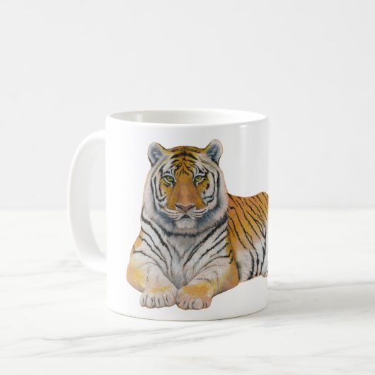 tijger koffiemok (Voorkant links)