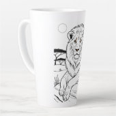 Tijger Latte Mok (Linkerhoek)