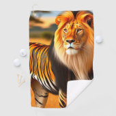 Tijger/Leeuw Golfhanddoek (Insitu)