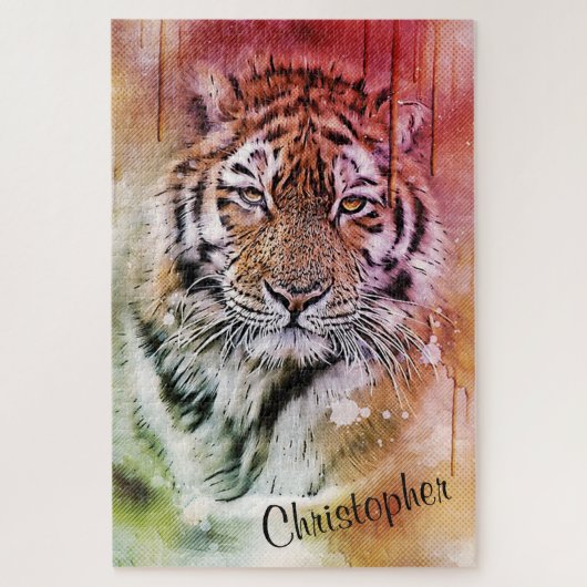 tijger legpuzzel (Verticaal)