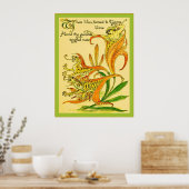 Tijger Lilies ~  Art Nouveau Print (Keuken)